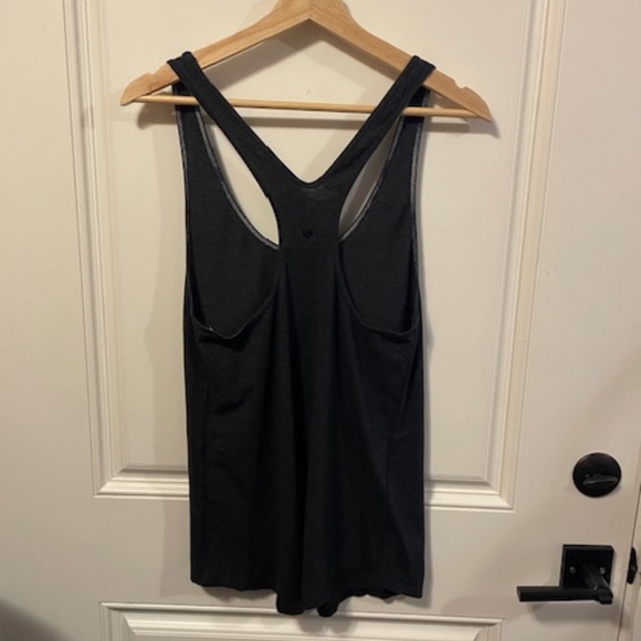 LULULEMON OM RACERBACK - HEATHERED BLACK - Picture 8 of 9